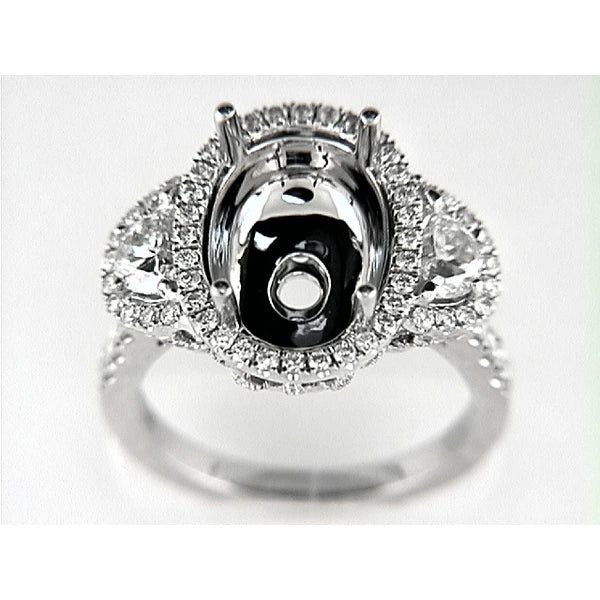 14K W Ring 136Rd 0.87Ct 2Hm 0.66Ct