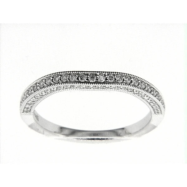 14K W Band 49Rd 0.28Ct