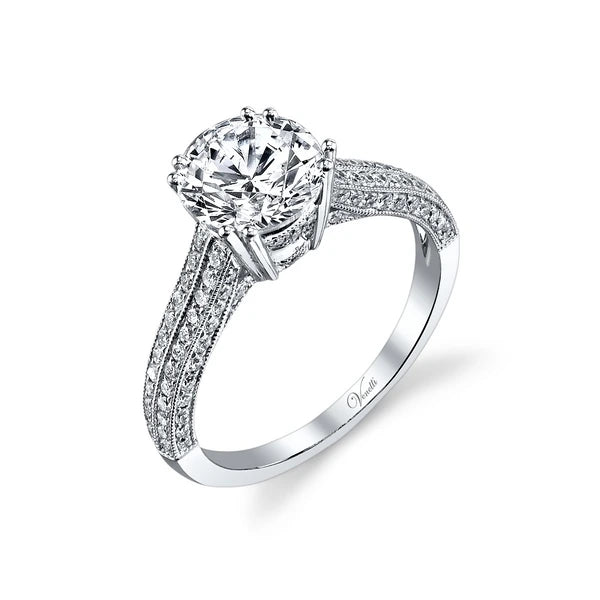 14K W  Ring 104Rd 0.50Ct