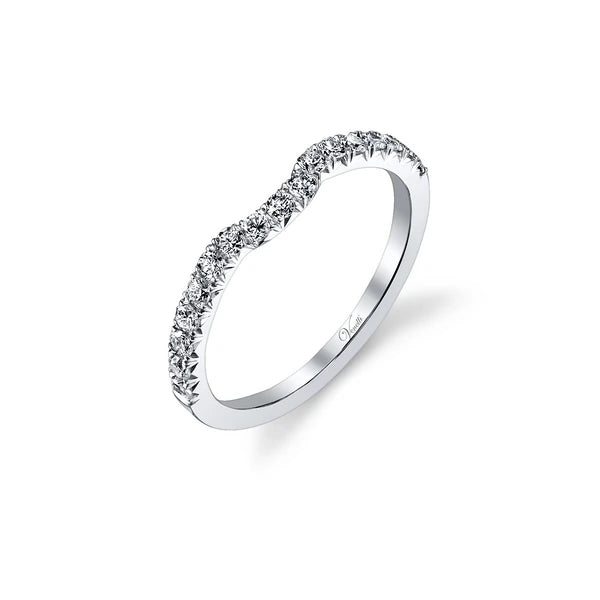 14K W Band 17Rd 0.39Ct