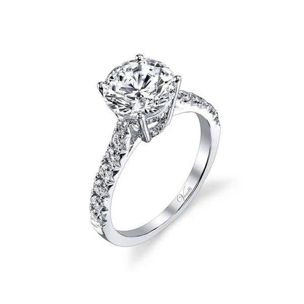 14K W Ring 24Rd 0.48Ct