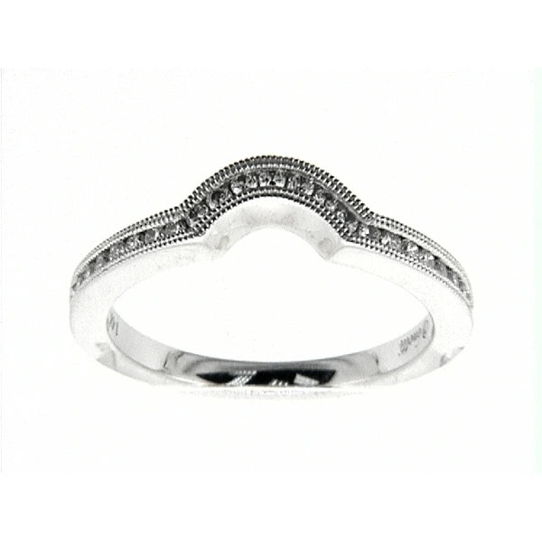 14K W Band 54Rd 0.39Ct