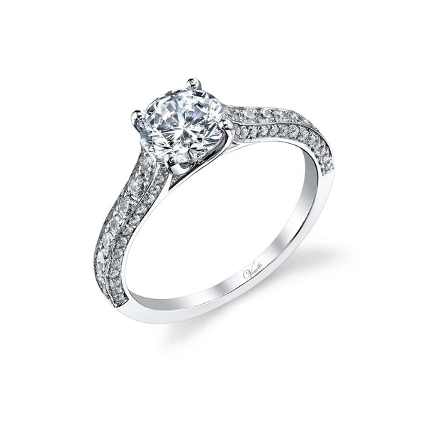 14K W Ring 74Rd 0.51Ct