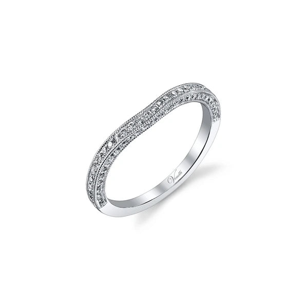14K W Band 60Rd 0.26Ct