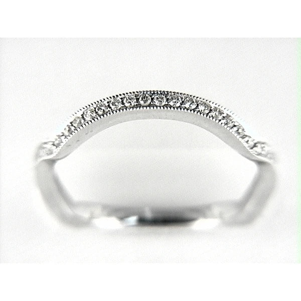 14K W Band 26Rd 0.17Ct