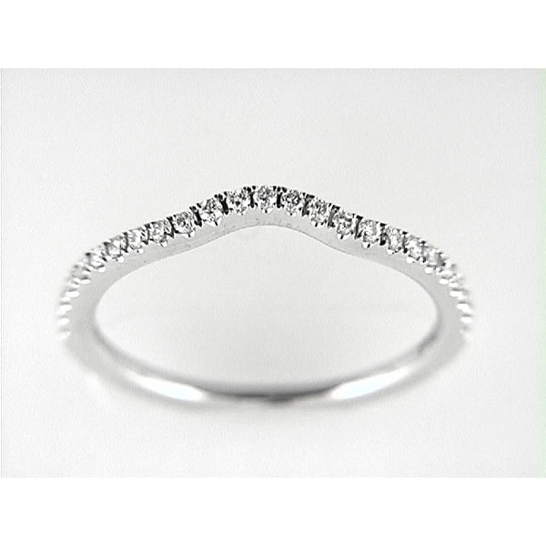14K W Band 25Rd 0.20Ct