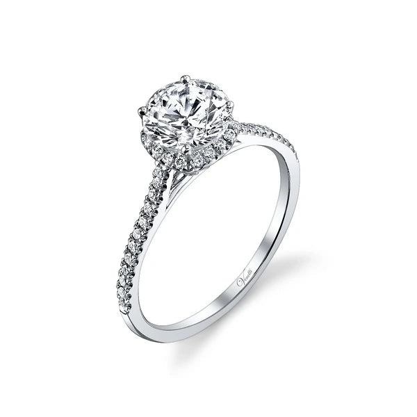14K W Ring 54Rd 0.26Ct