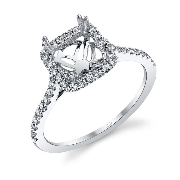 14K W Ring 42Rd 0.30Ct