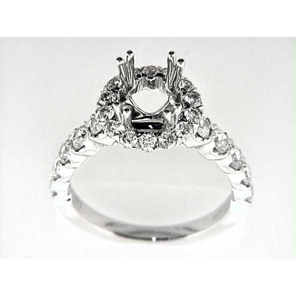 14K W Ring 44Rd 1.36Ct