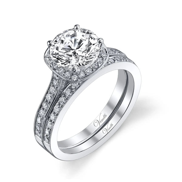 14K W Ring 108Rd 0.55Ct