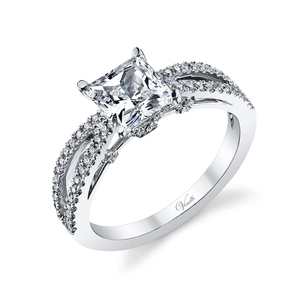 14K W Ring 76Rd 0.30Ct