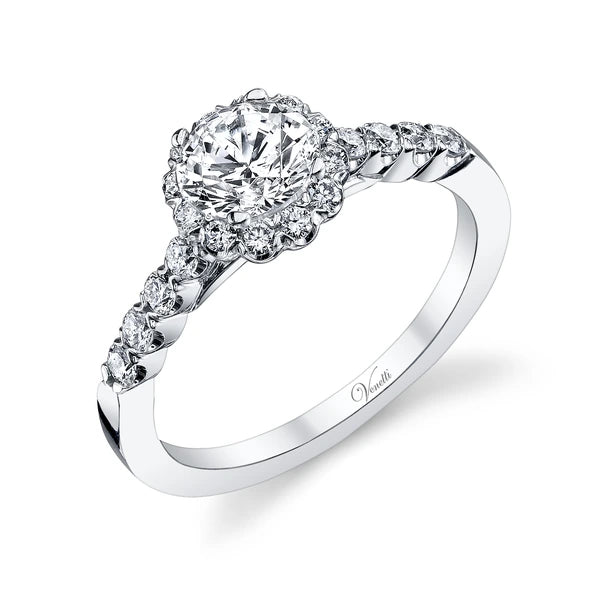 14K W Ring 20Rd 0.35Ct