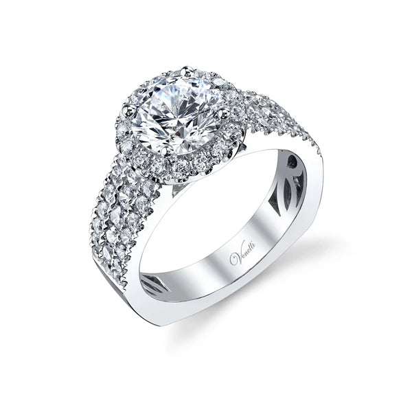 14K W Ring 56Rd 1.16Ct Euro-Shank
