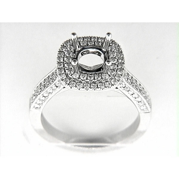 14K W Ring 134Rd 0.69Ct