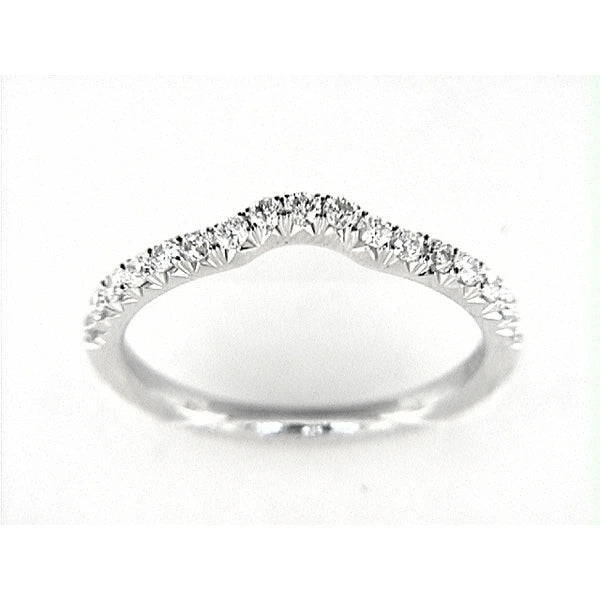 14K W Band 17Rd 0.39Ct