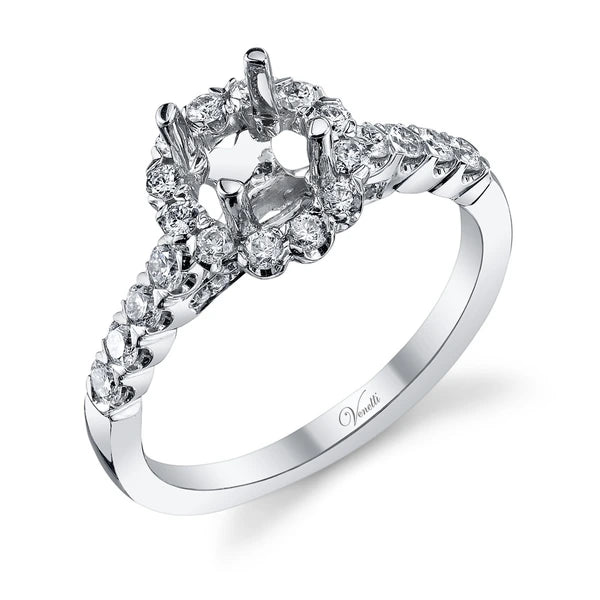 14K W Ring 44Rd 0.62Ct