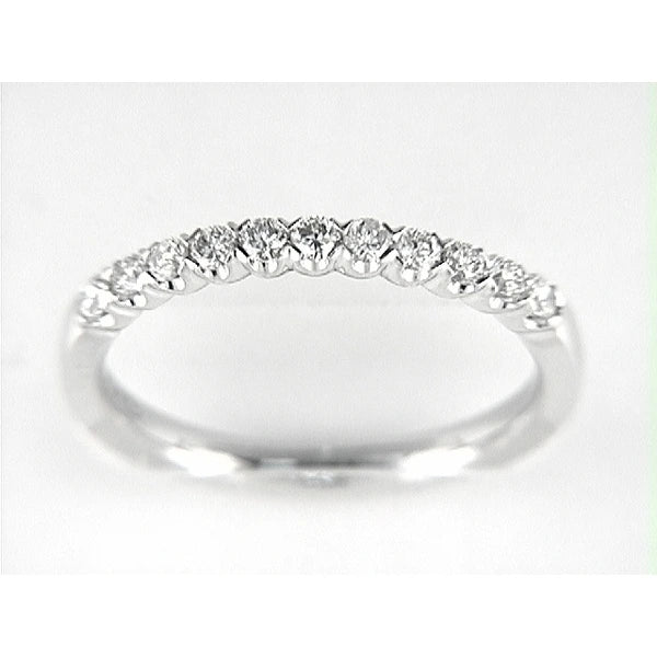 14K W Band 11 Rd 0.34Ct