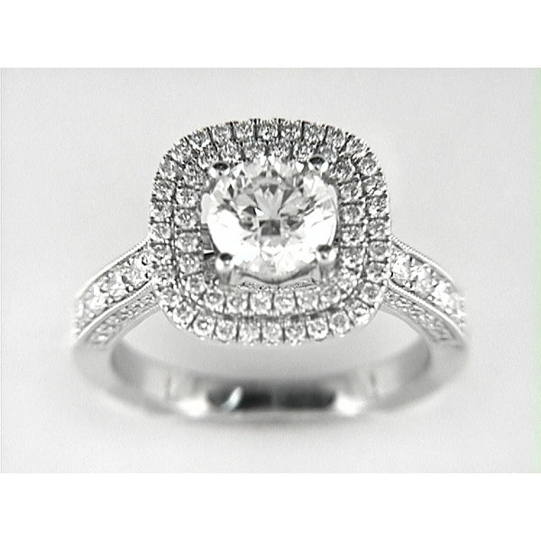 14K W Ring 120Rd 1.00Ct