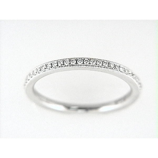14K W Band 41Rd 0.21Ct