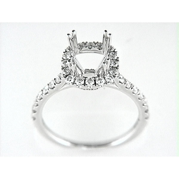 14K W Ring 54Rd 0.79Ct