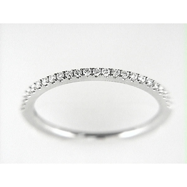 14K W Band 24Rd 0.17Ct