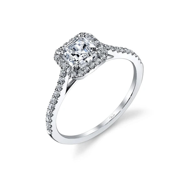14K W Ring 40Rd 0.27Ct