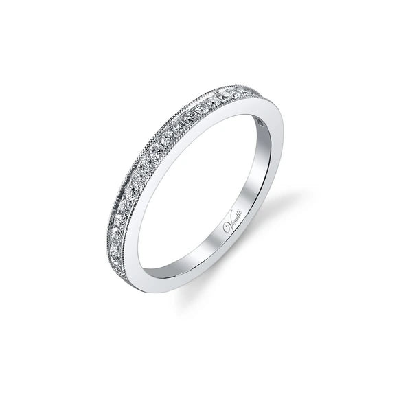 14K W Band 22Rd 0.22Ct