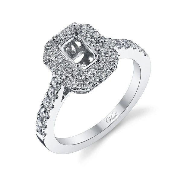 14K W Ring 72Rd 0.62Ct