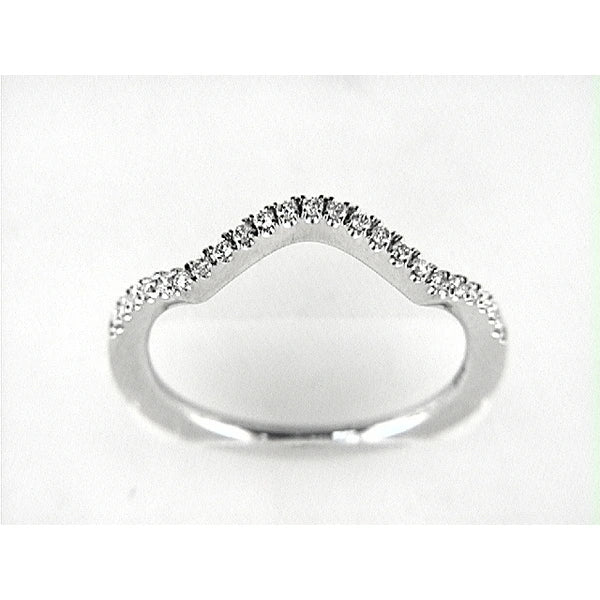 14K W Band 23Rd 0.19Ct