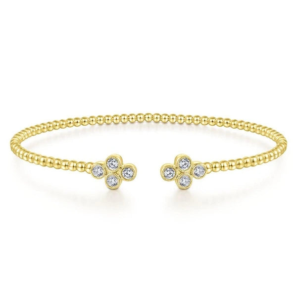 14K Yellow Gold Fashion Bangle