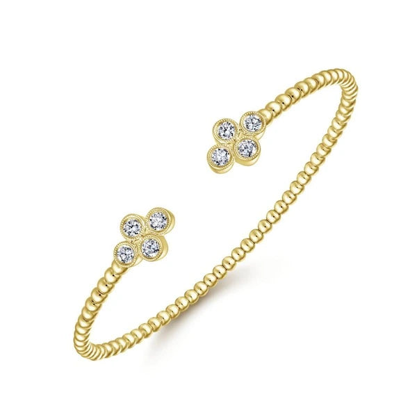 14K Yellow Gold Fashion Bangle
