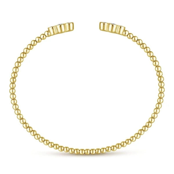 14K Yellow Gold Fashion Bangle