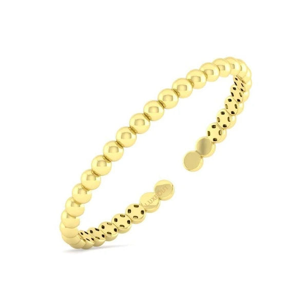 14K Yellow Gold Fashion Bangle