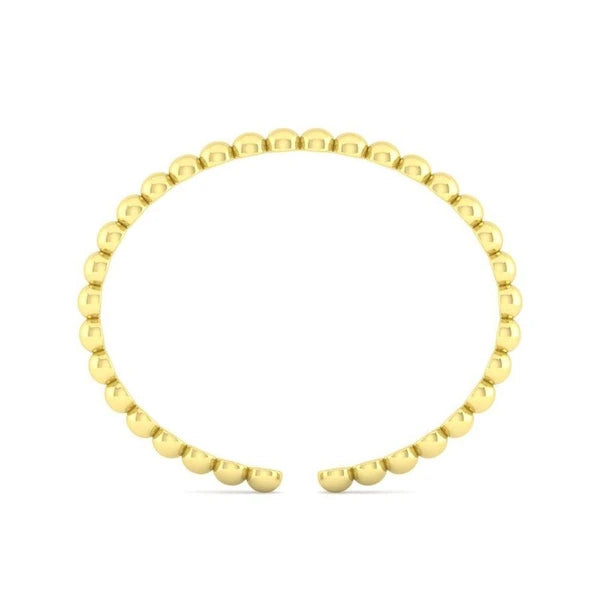 14K Yellow Gold Fashion Bangle