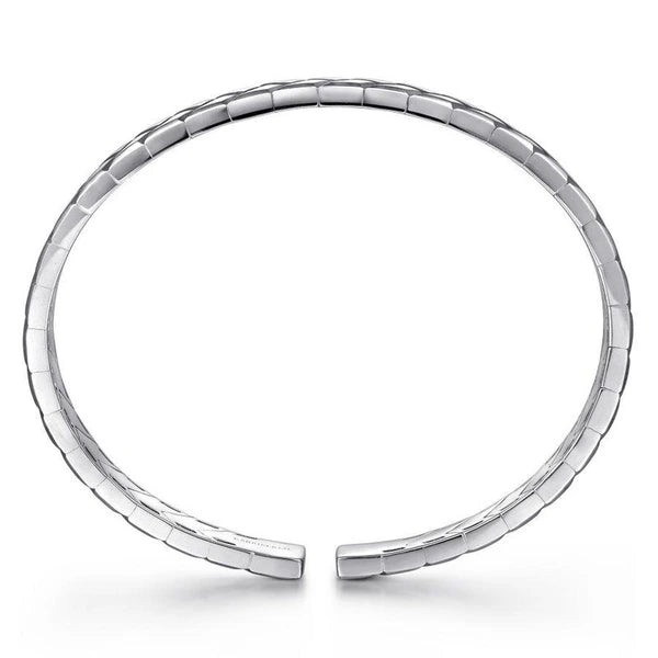 925 Sterling Silver Open Herringbone Bracelet