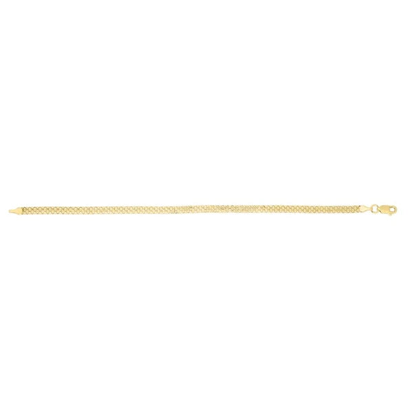 14K 3.5mm Bismark Chain