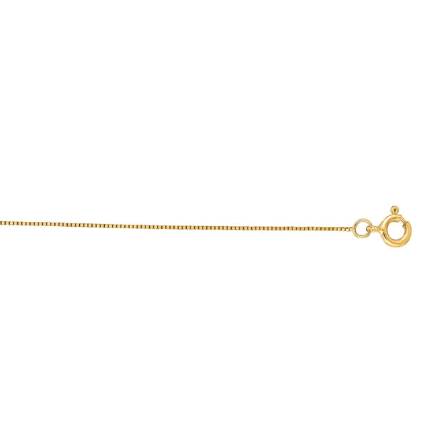 14K Gold .45mm Classic Box Chain