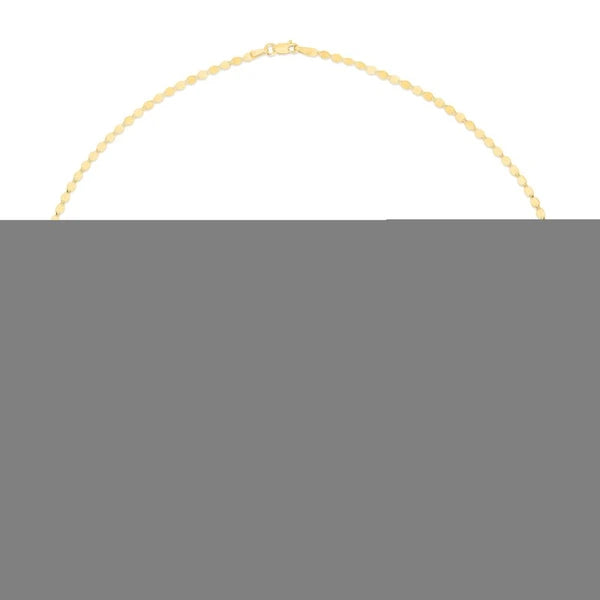 14K Amethyst Mirrored Chain Bracelet