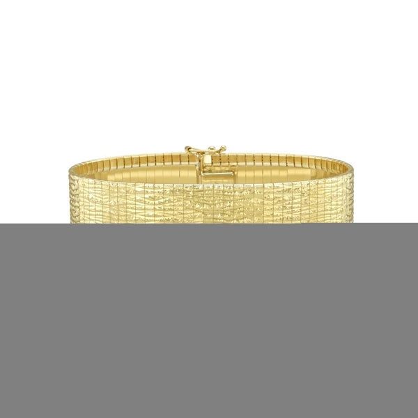 14K Bold Glacier Bracelet
