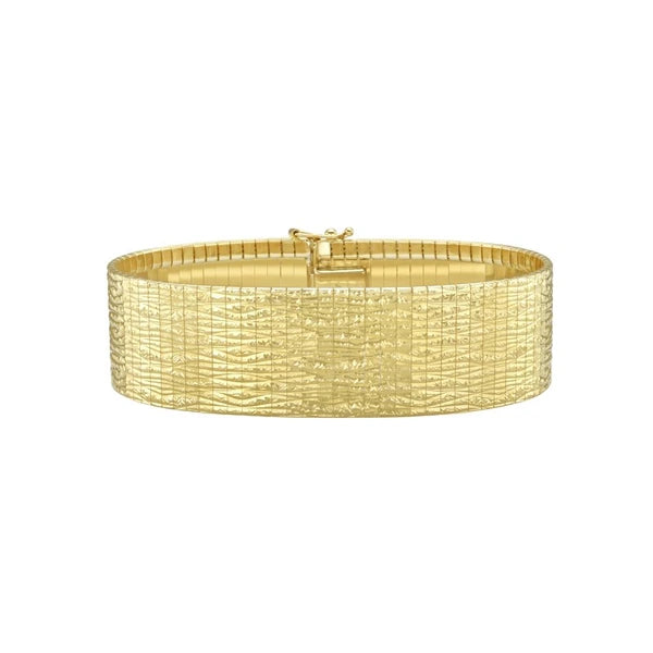 14K Bold Glacier Bracelet