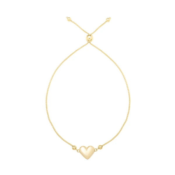 14K Adjustable Horseshoe Bolo Bracelet