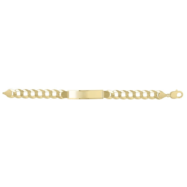 14K 11mm Curb ID Bracelet