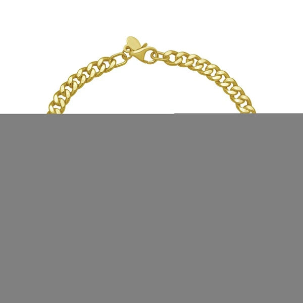 14K Petite Faceted Cuban Link Chain