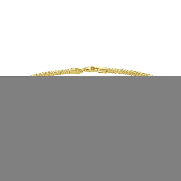 14K 2.7mm Sparkle Spring Chain