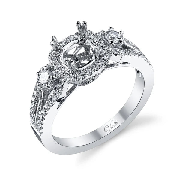 14K W Ring 62Rd 0.59Ct