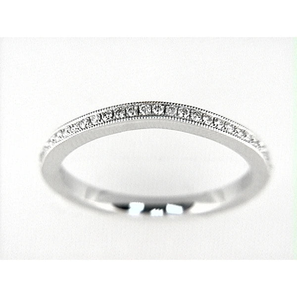 14K W Band 27Rd 0.15Ct