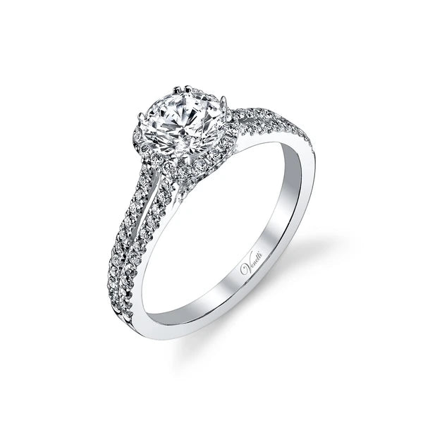 14K W Ring 96Rd 0.43Ct
