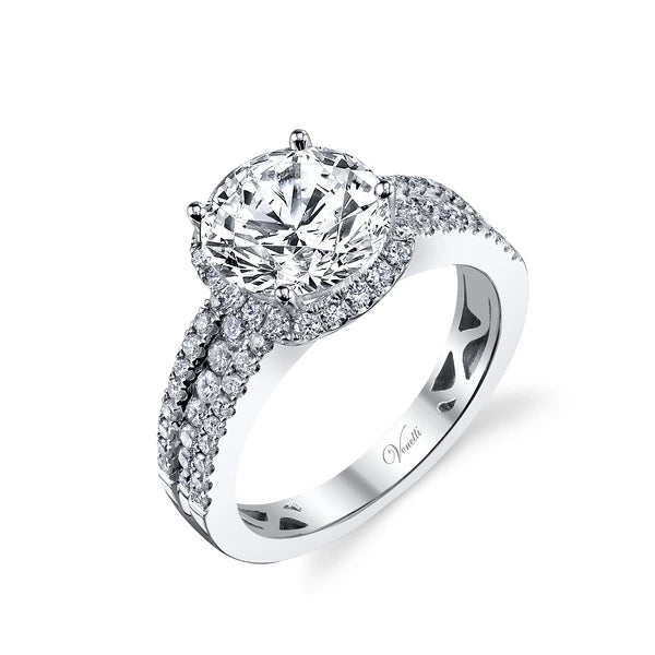 14K W Ring 70Rd 0.71Ct
