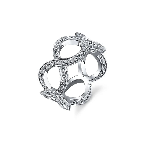 14K W Band 258Rd 1.25Ct