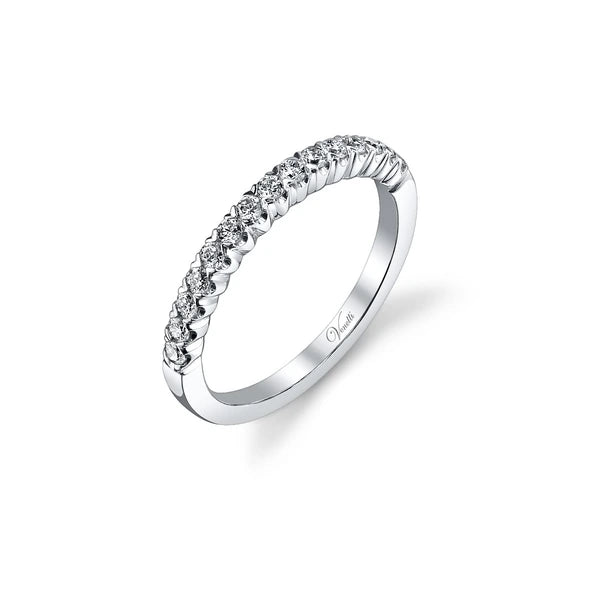 14K W Band 15Rd 0.34Ct